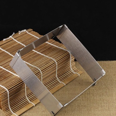 Khuôn ring mousse vuông điều chỉnh kích thước 15cm - 27cm