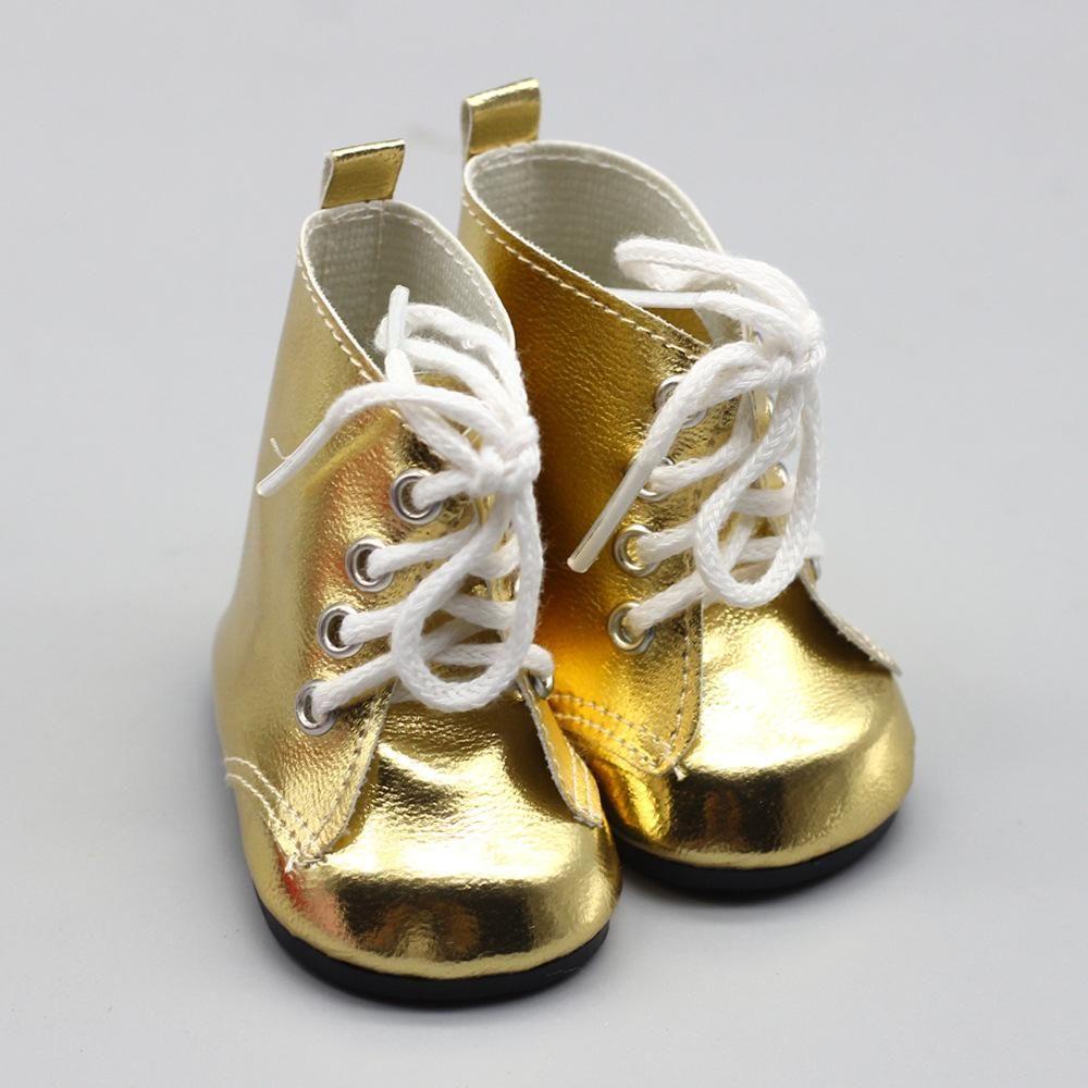 Giày Búp Bê Mini 18 Inch Màu Cầu Vồng Xinh Xắn Cho Bé