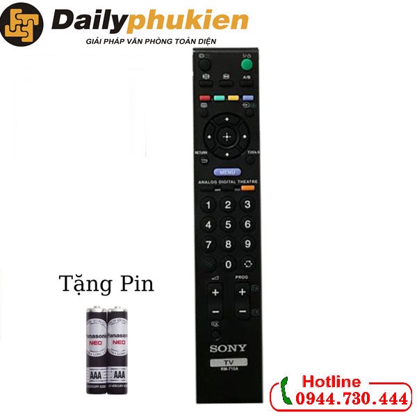 Điều khiển tivi sony đa năng RM-715A dailyphukien