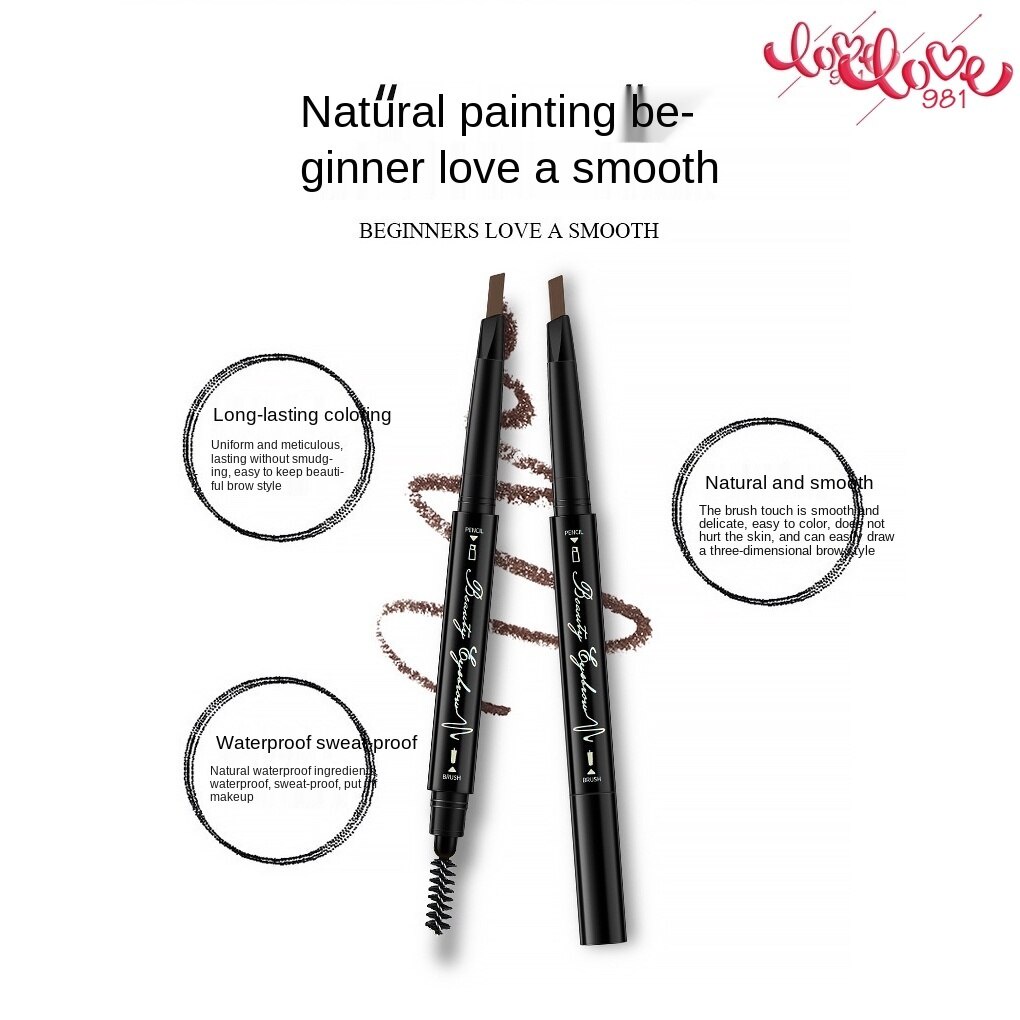 [Hàng mới về] Chì Kẻ Lông Mày Hai Đầu Chống Thấm Nước Và Mồ Hôi Lâu Trôi Màu Tự Nhiên | BigBuy360 - bigbuy360.vn