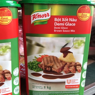 Bột xốt Nâu Knorr Deme Glace hộp 1kg số lượng nhiều