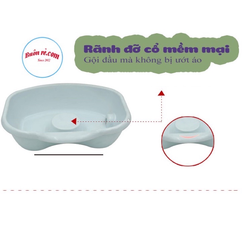 Chậu gội đầu tại giường cho người già, bà bầu, trẻ nhỏ Nhựa Việt Nhật -Thau gội đầu tiện ích - Tee &amp; Mee