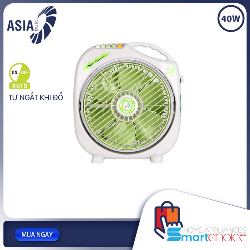 Quạt hộp mini ASIAvina Box fan F12001 40W (Xanh lá mạ)