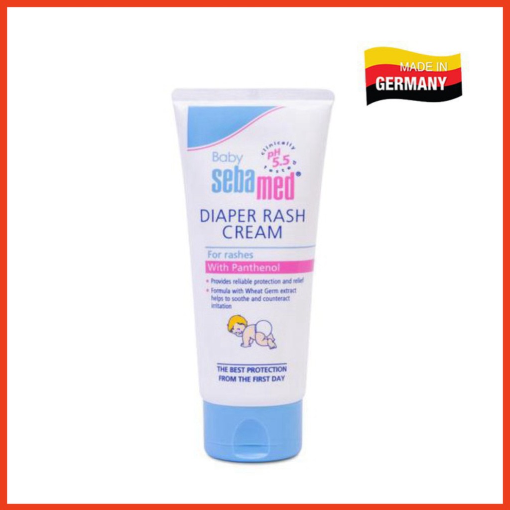 [CHÍNH HÃNG] Combo Sebamed Cho Bé Sữa Tắm Gội Dịu Nhẹ Toàn Thân Sebamed pH5.5 200ml &amp; Kem Ngăn Ngừa Hăm Tã pH5.5 50ml