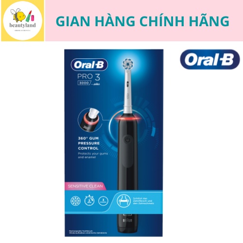 Bàn chải điện Oral B pro 3 3000 Mẫu Mới