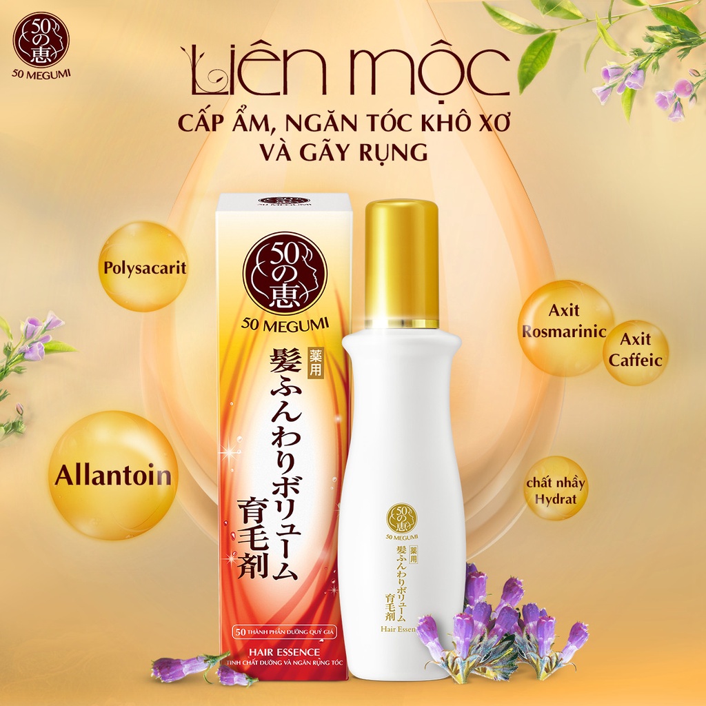 Tinh Chất 50 Megumi Dưỡng Và Ngăn Rụng Tóc 120ml Hasaki Sản Phẩm Chính Hãng