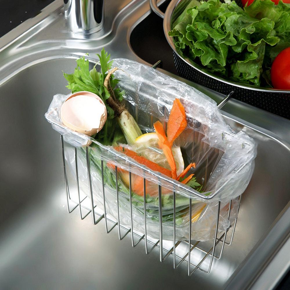 Giá Đỡ Miếng Bọt Biển Rửa Chén Bằng Thép Không Gỉ Chống Rỉ Sét
