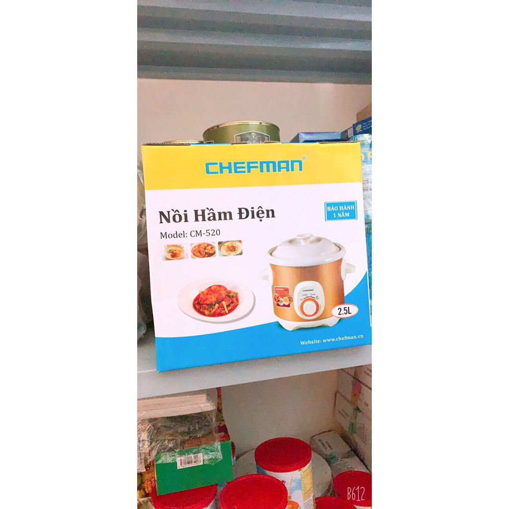 Nồi Hầm Cháo - Nồi Kho Cá Đa Năng CHEFMAN 2,5 Lít