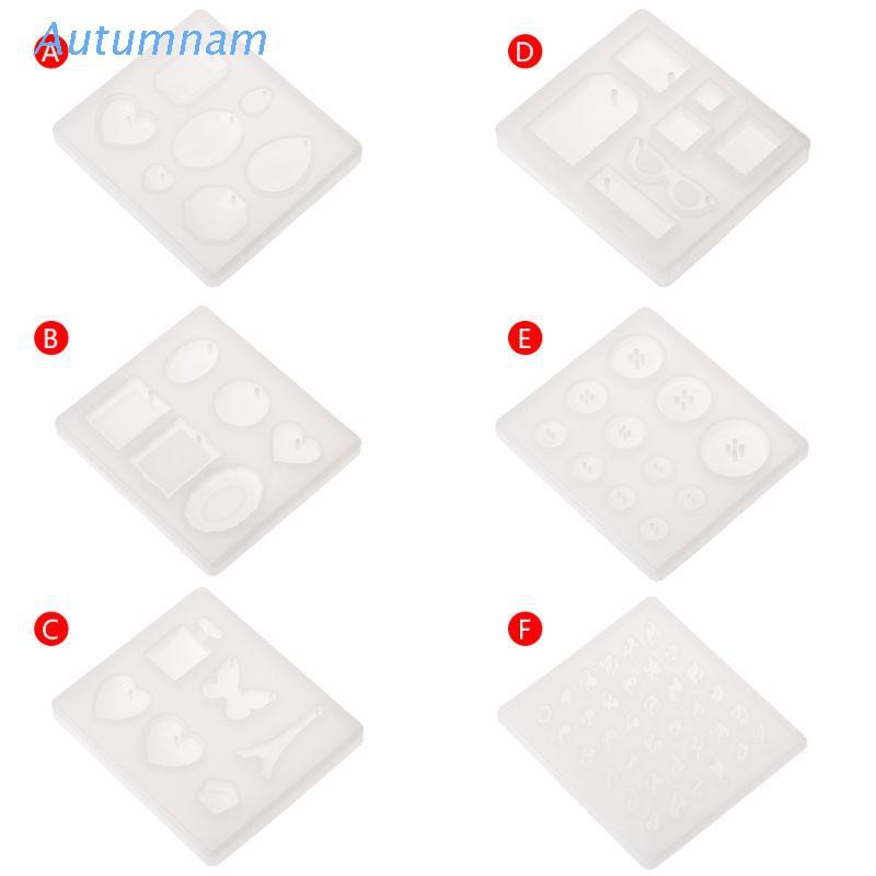 Khuôn Silicon Làm Mặt Dây Chuyền Thủ Công Hình Bánh Ngọt Xinh Xắn Tiện Dụng