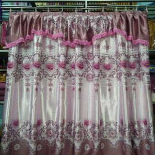 Rèm treo cửa gấm bóng xanh cốm(2m*2m)