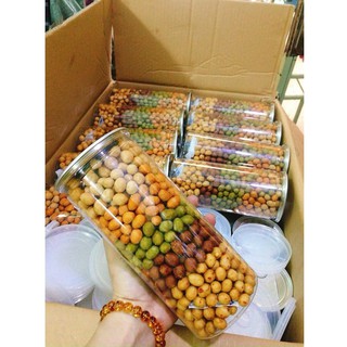ĐẬU PHỘNG DA CÁ MIX ĐỦ  VỊ 450GR/HỦ