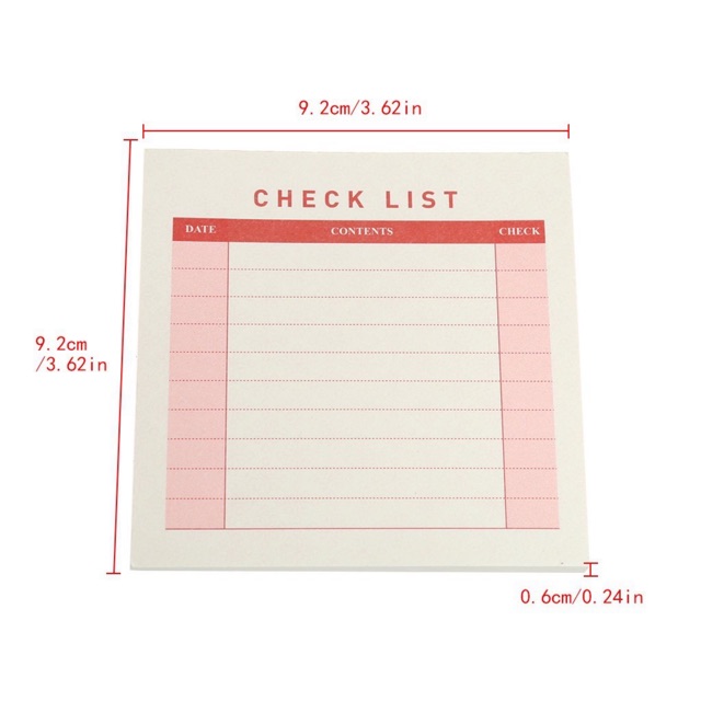 Notepad Planner - Tập Xé Lên Kế Hoạch Checklist