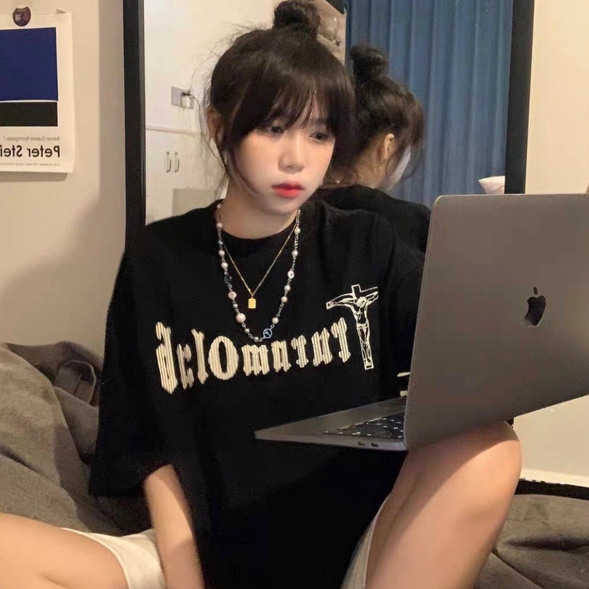 Set quần áo phông basic chất liệu thun nỉ Umi dạng bo tàu chính phẩm siêu hot phong cách Hàn Quốc