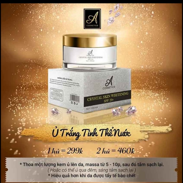 U trắng tinh thể nước kam kêt chính hãng