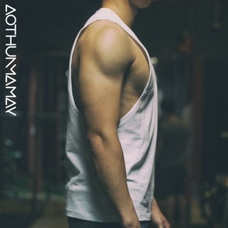 Áo tanktop trắng mạ may