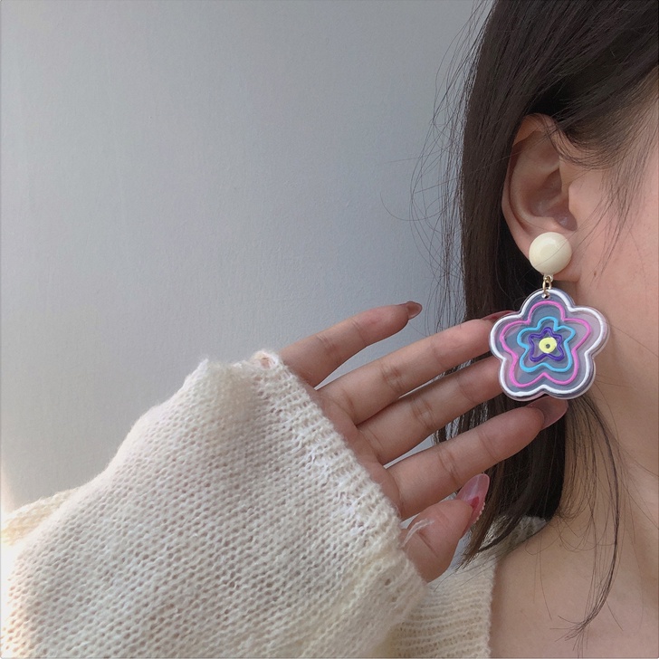 IF ME Bông tai kiểu nơ đính ngọc trai xinh xắn cho nữ