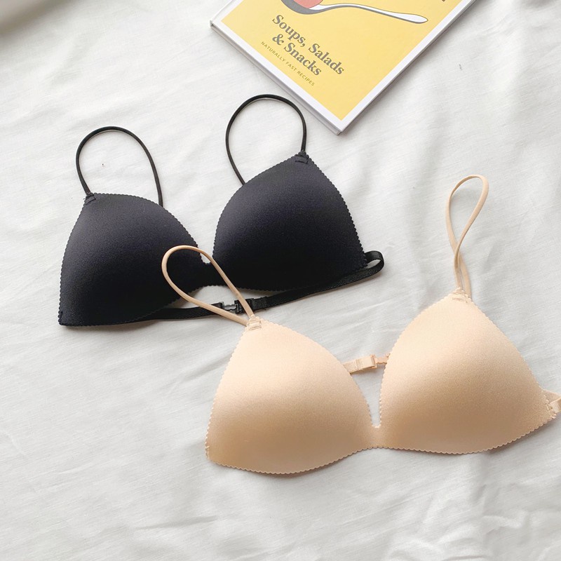 ÁO BRA SU TRƠN DÂY MẢNH SEXY ĐỆM TiM CÀI SAU 818