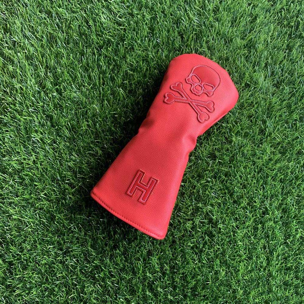 Vỏ bọc đầu gậy đánh golf thiết kế hình đầu lâu gỗ 135H cho unisex