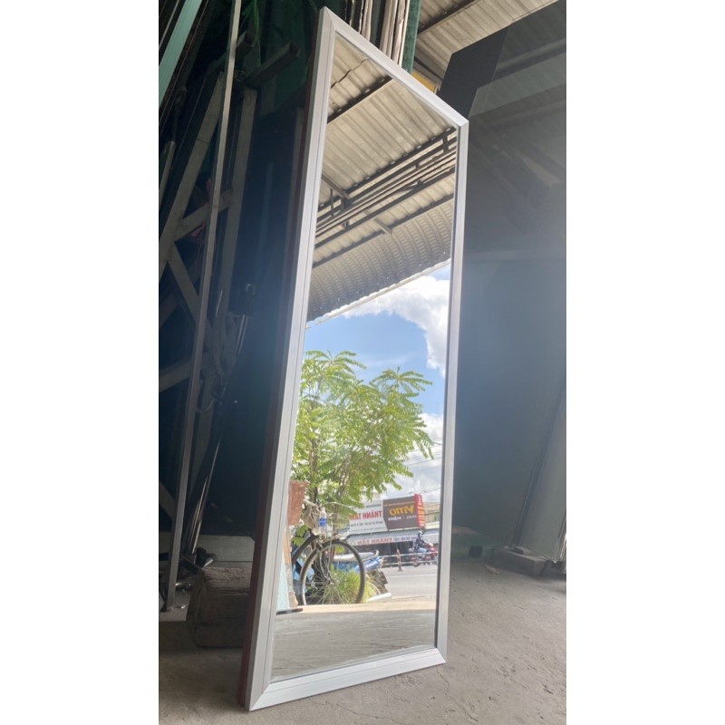 Gương soi toàn thân( khung  nhôm bạc cao cấp) kích thước 111cm *42cm | BigBuy360 - bigbuy360.vn