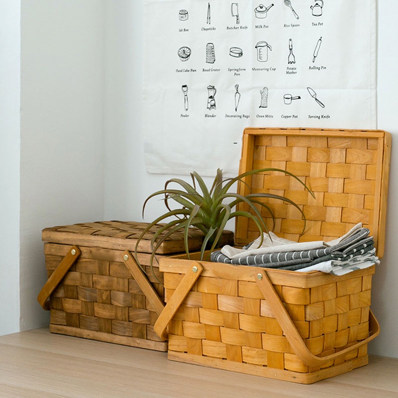 Giỏ đựng bánh mì bằng gỗ phong cách Pháp