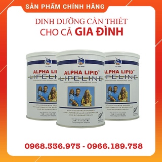  Sữa non Alpha Lipid Lifeline 450g, Sữa non NewZealand chính hãng - [COMBO 3 LON] - TPHH