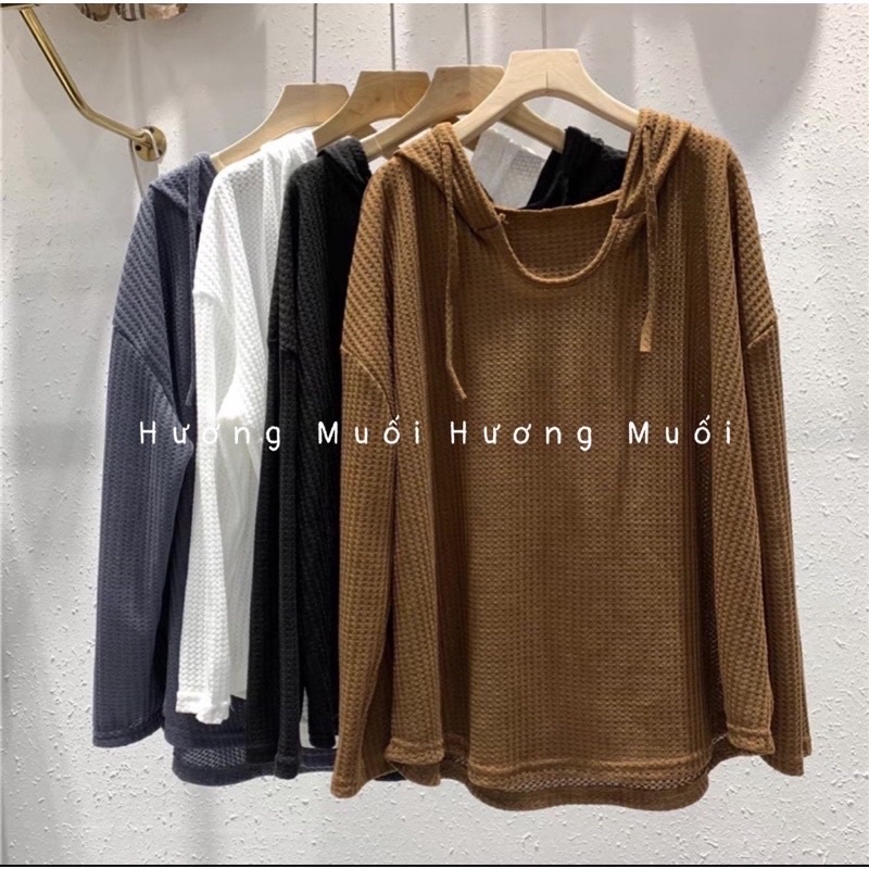 áo len xốp thu đông mũ có dây rút - hang qc loại 1 | BigBuy360 - bigbuy360.vn