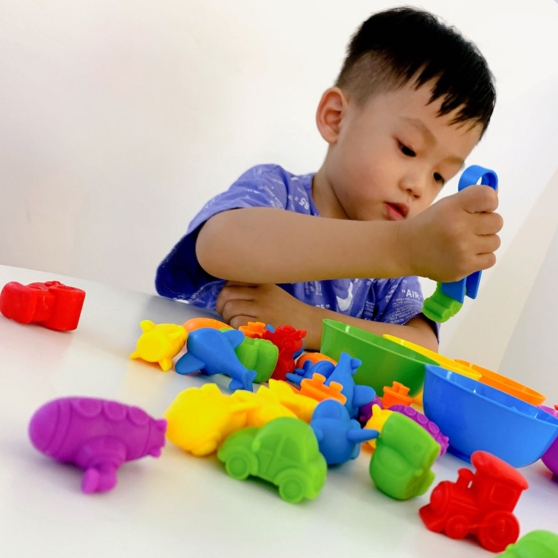 Đồ Chơi Gấu Cao Su Mềm Màu Cầu Vồng Chất Lượng Cao Cho Bé