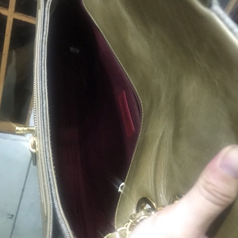 Túi si hiệu size 30 hàng si tuyển phối da và vải tình trạng 98%