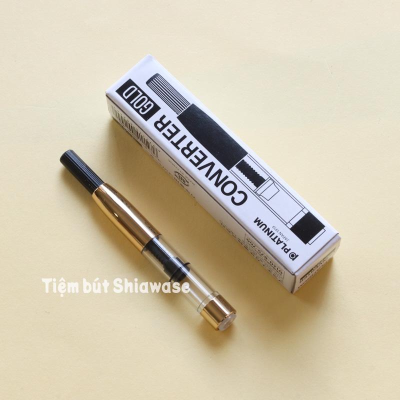 Bơm Mực Bút Máy Platinum Converter - Gold