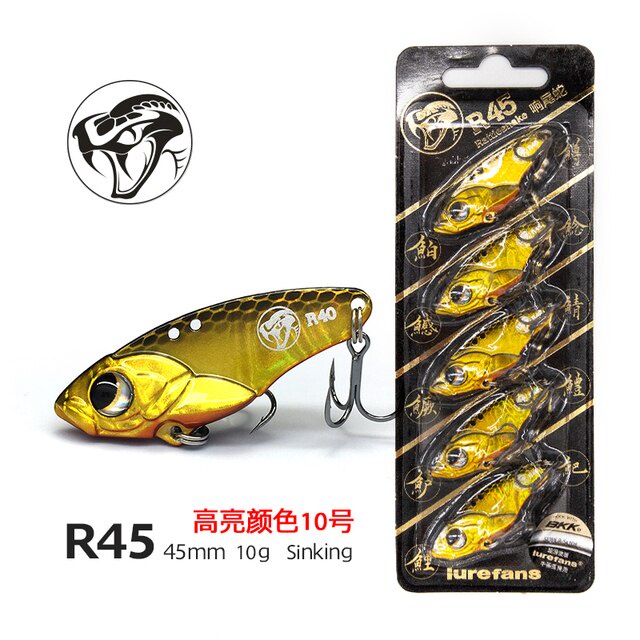 Mồi giả cá sắt câu lure R45 Lurefans Phukiencaulure25 Cá sắt R45 lưỡi BKK sắc bén, chuyên câu cá lóc,chuối, cá mương...