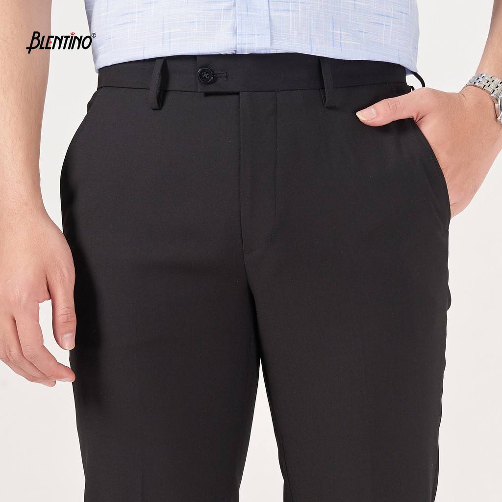 Quần âu nam Blentino vải chống nhăn cao cấp không bai xù ,Dáng Slim Fit SQD03(3)