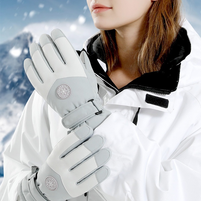 Găng Tay Trượt Tuyết Cảm Ứng Chống Thấm Nước Giữ Ấm