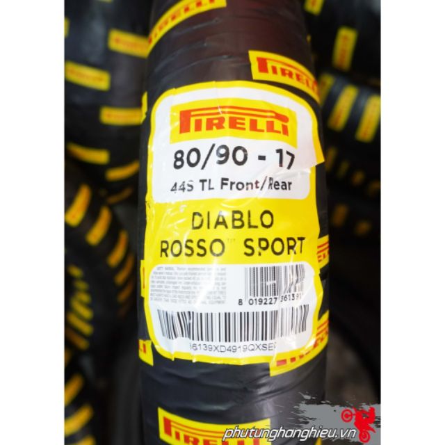 Vỏ lốp xe Pirelli - DIABLO ROSSO SPORT cao cấp chống trơn trượt dành cho xe số thông dụng mọi loại xe . DoChoiXeMay