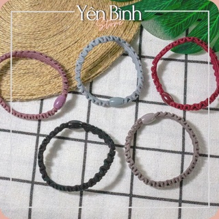 Dây cột tóc mặt hình/dây trơn nhiều kiểu