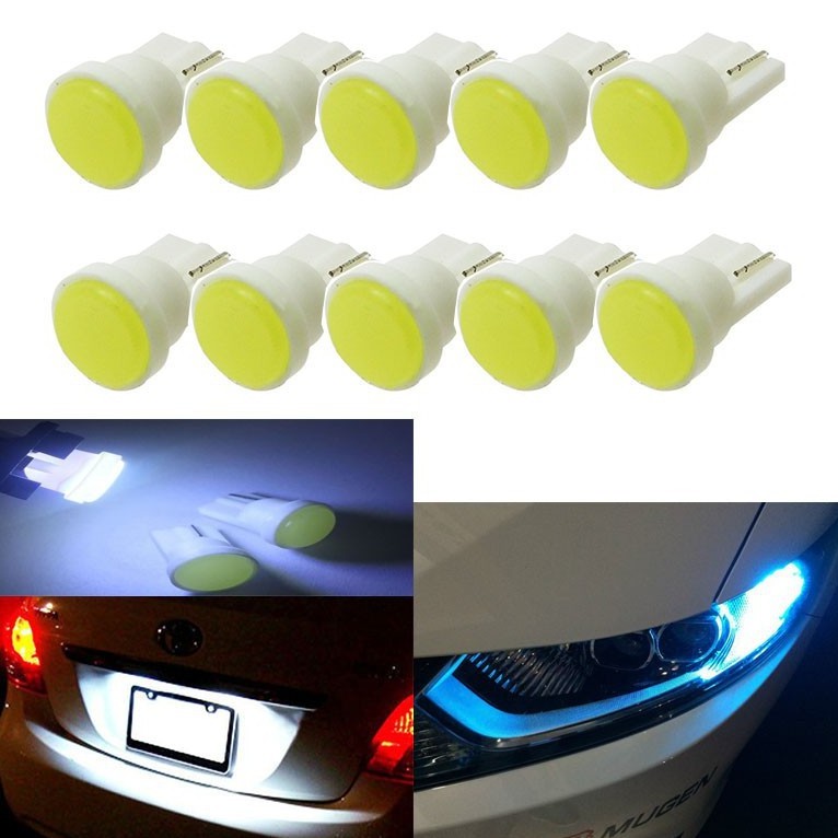 Set of 5 T10 LED bulbs for motorcycle dashboard clock