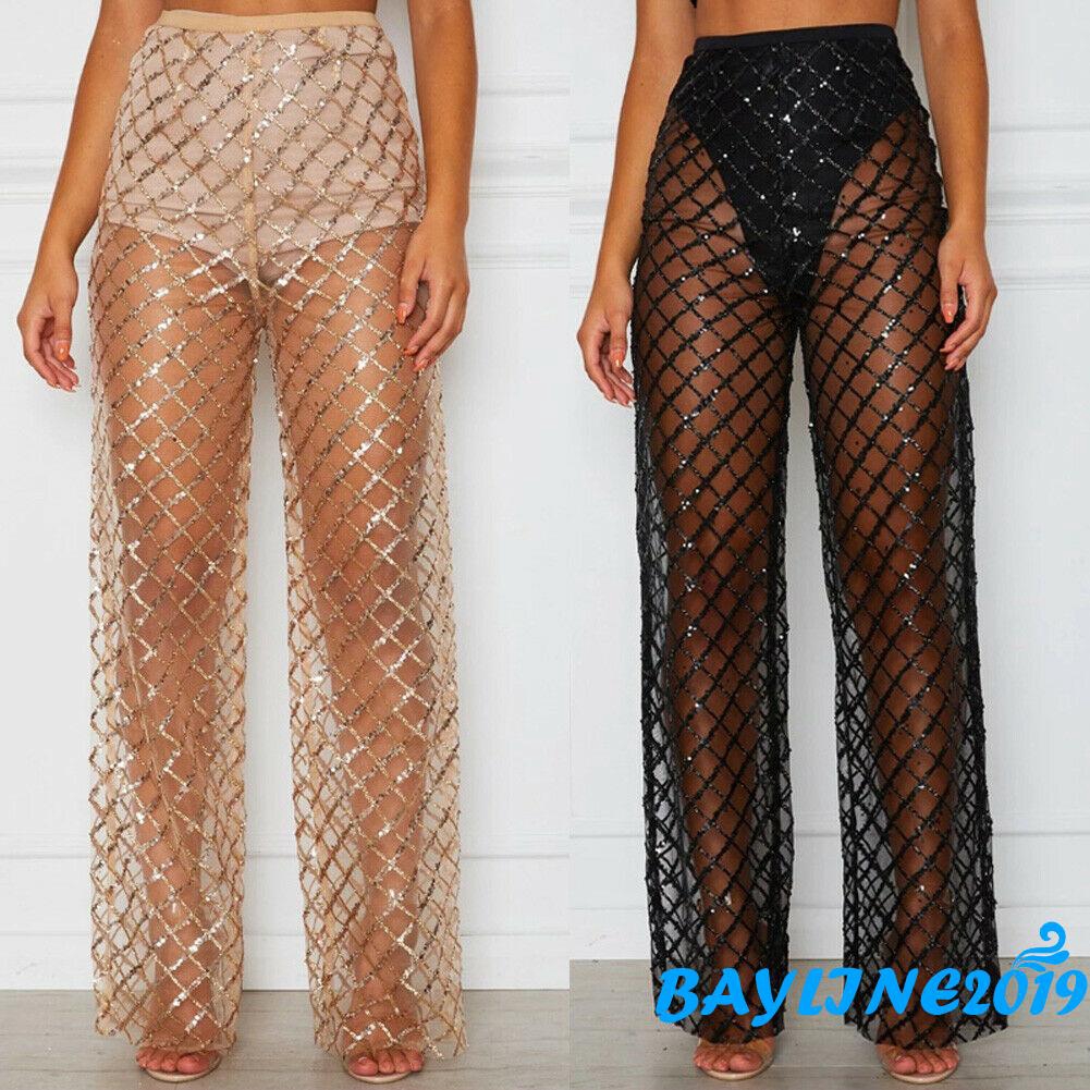 Quần Dài Nữ Vải Mỏng Quyến Rũ