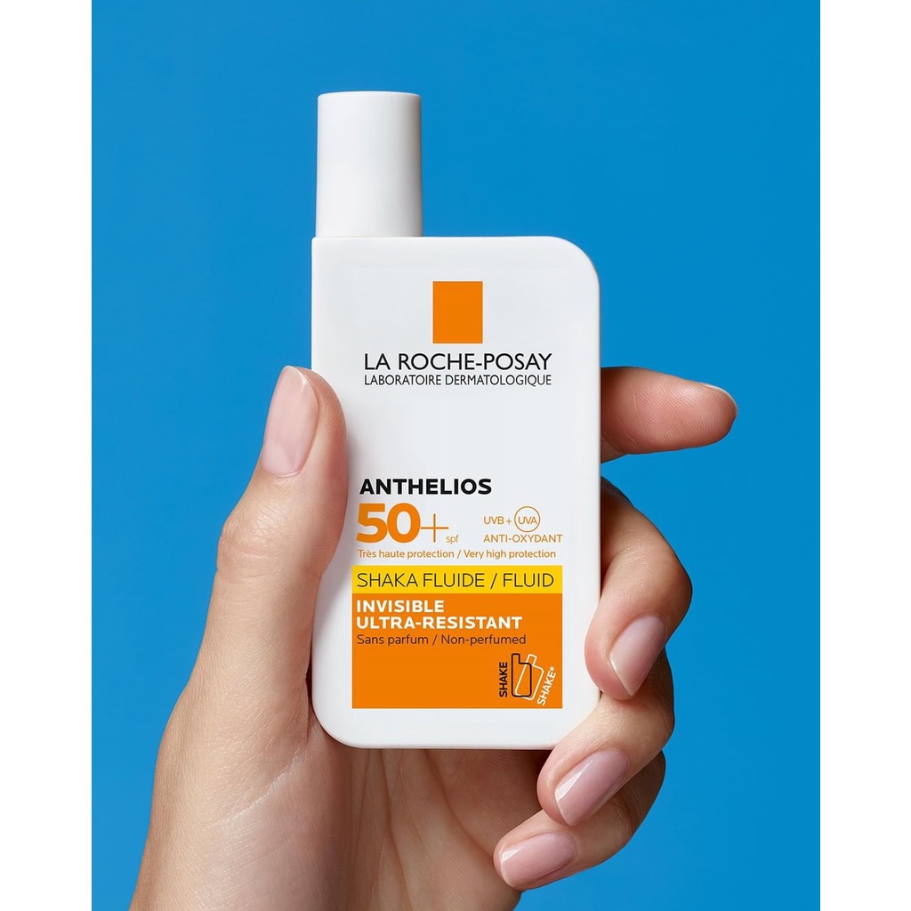 Kem Chống Nắng La Roche-Posay Shaka Fluid Anthelios Không Nhờn Rít SPF50+ (UVB + UVA) 50ml [HÀNG NHẬP KHẨU CHÍNH HÃNG]