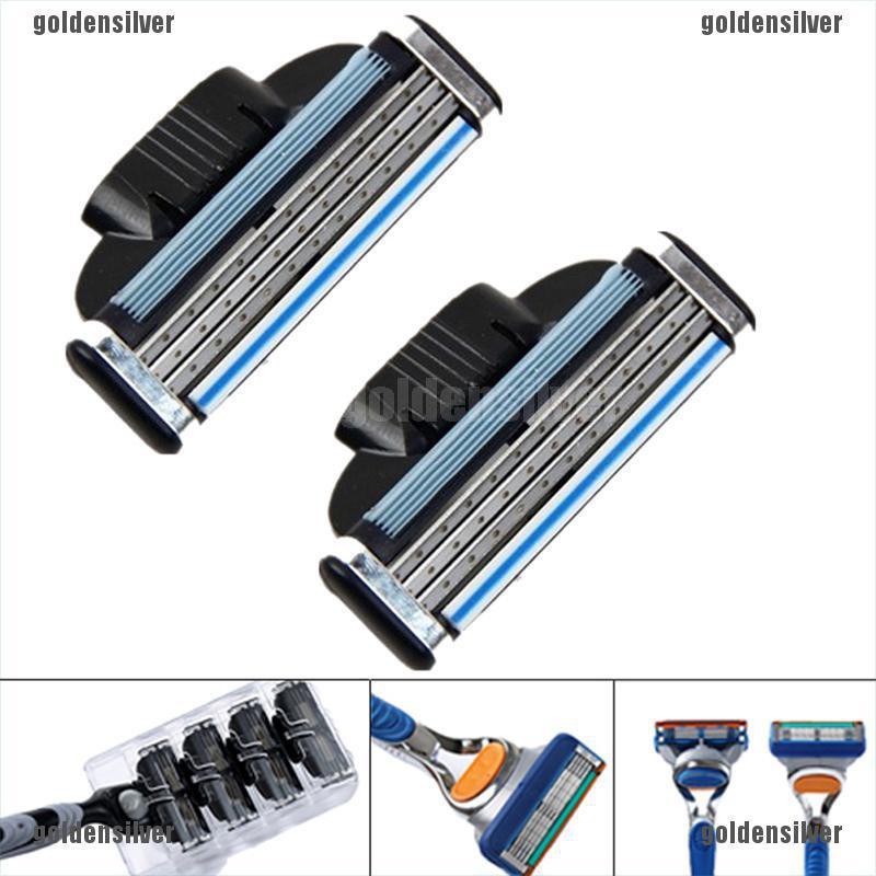 Set 4 Lưỡi Dao Cạo 3 Lớp Chuyên Dụng Cho Máy Cạo Râu Gillette Fusion