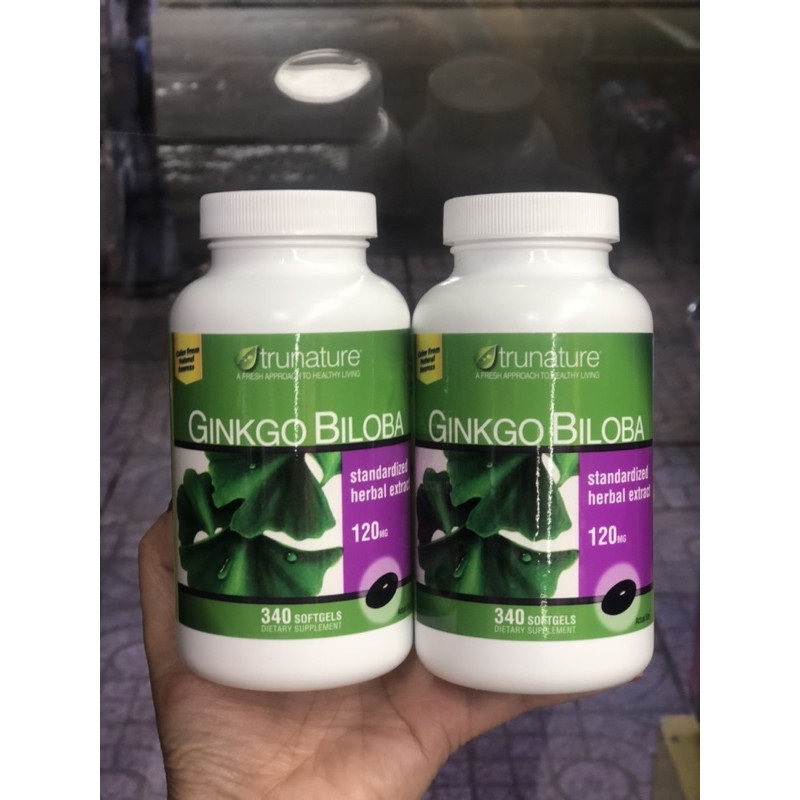 Viên Uống Bổ Não Trunature Ginkgo Biloba 120mg 340 Viên MỸ