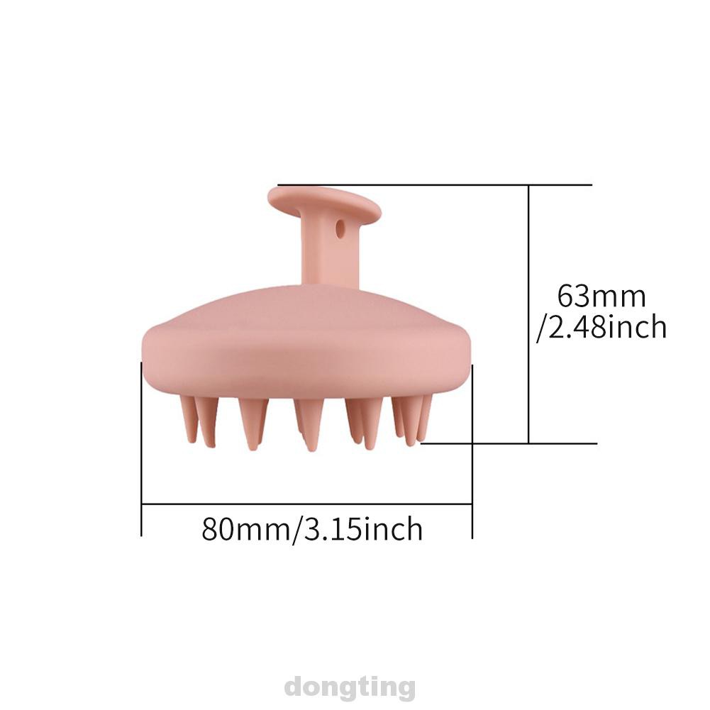 (Hàng Mới Về) Bàn Chải Gội Đầu Bằng Silicon Mềm Tẩy Tế Bào Chết Cho Người Lớn Và Trẻ Em
