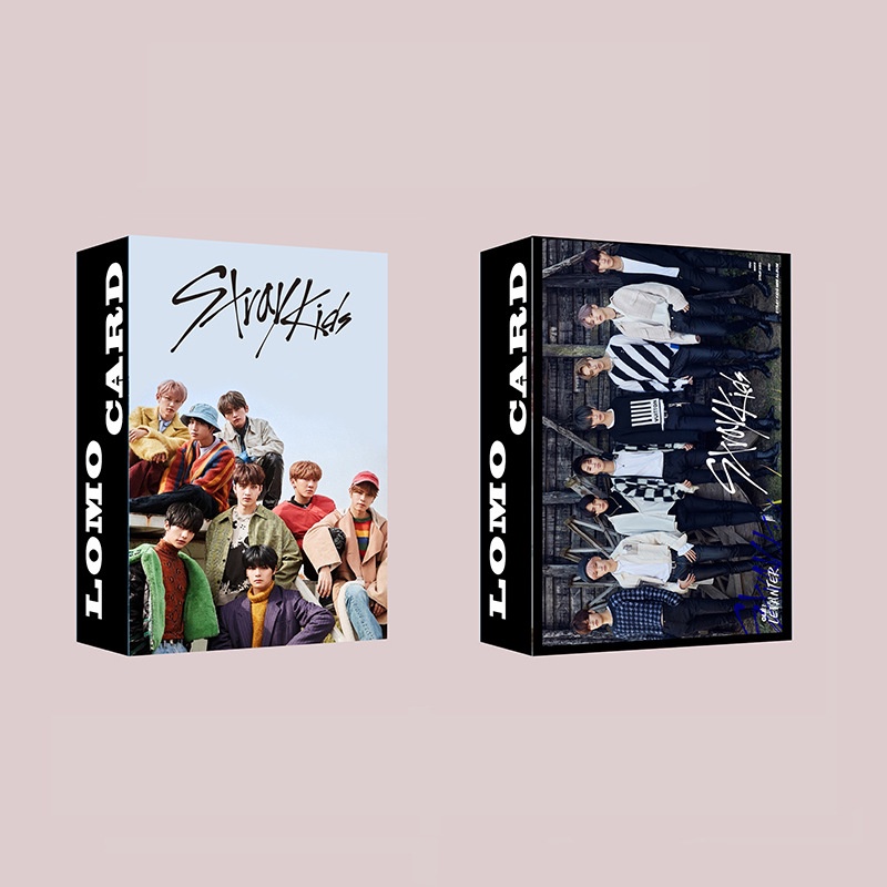 Hộp ảnh Lomo card Stray Kids 30 tấm