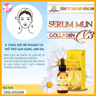 Serum mụn Collagen X3 Đông Anh - Serum mụn X3 Chính hãng 5ml