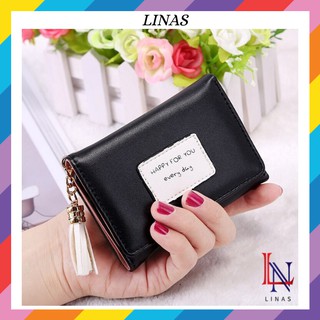 FreeShip Ví Nữ Mini Happy For You, Ví Ngắn Dễ Thương, Xinh Xắn 102