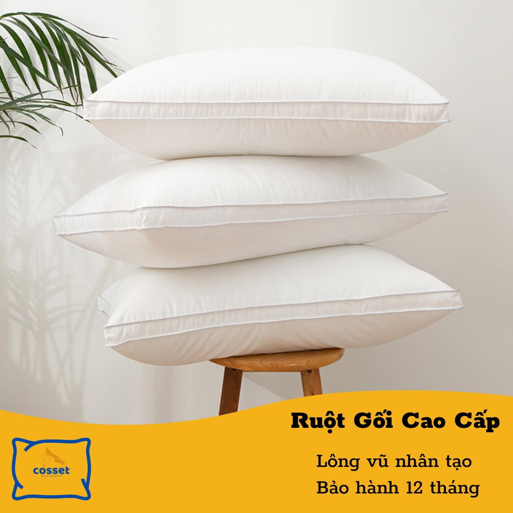 Ruột gối nằm khách sạn lông vũ nhân tạo COSSET RG01