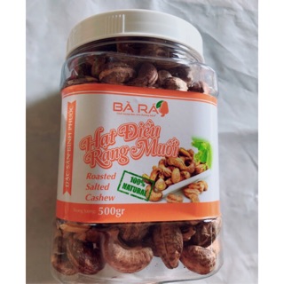 [500gr]Hạt Điều Rang Muối BÀ RÁ Bình Phước Loại A