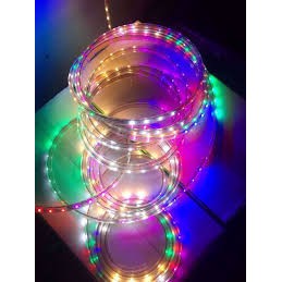 LED DÂY TRANG TRÍ NHÁY ĐUỔI NHIỀU MÀU  LED SMD 2835 - 2 HÀNG NGANG SIÊU SÁNG