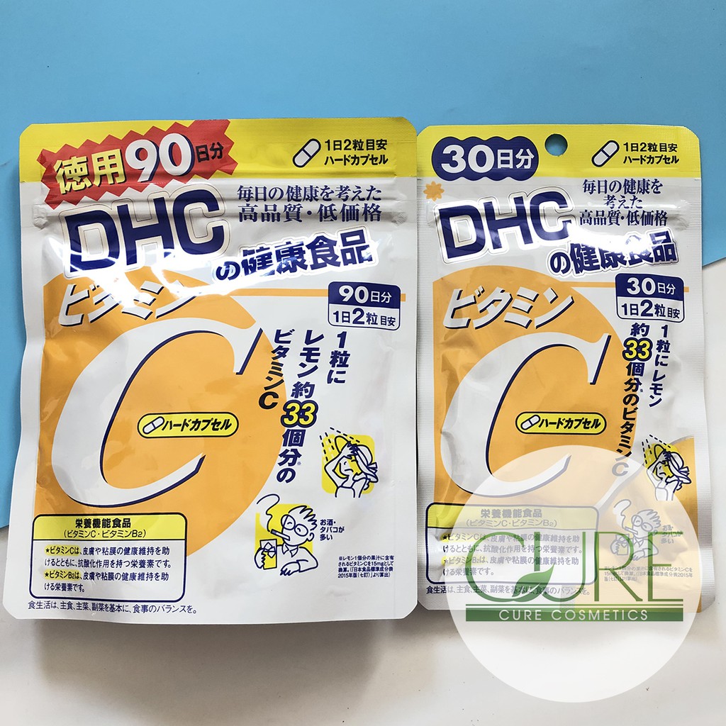 [Mã INCUBACK1416 hoàn 20K xu đơn 50K] Viên bổ sung Vitamin C DHC của Nhật Date 2022