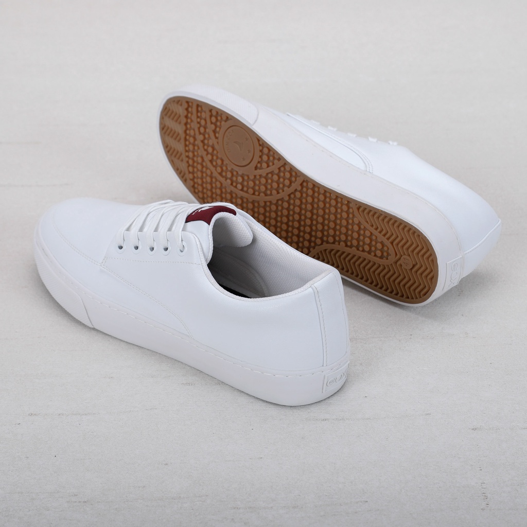 Giày Sneaker Da Nam DINCOX GD06 White Lịch Lãm