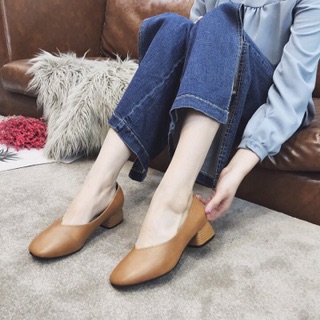 [CHIC’S STORE] GIÀY KOREA MŨI VUÔNG STYLE KOREA