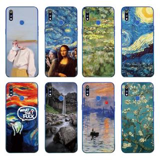 Ốp điện thoại họa tiết bầu trời sao huyền ảo nhiều mẫu mã cho OPPO Realme 3 OPPO A7 2018